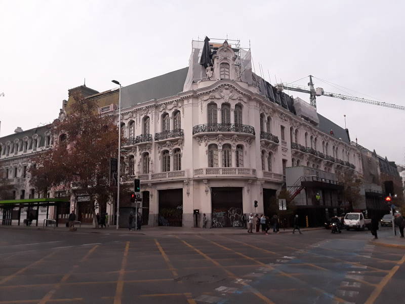 Avienda O'Higgins in Santiago.
