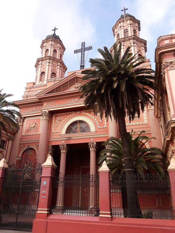 Barrio Brasil in Santiago.