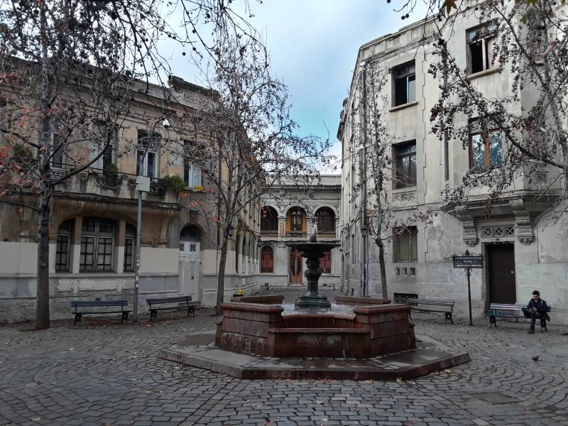 Barrio Brasil in Santiago.