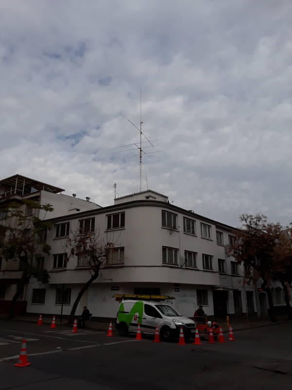 Barrio Brasil in Santiago.