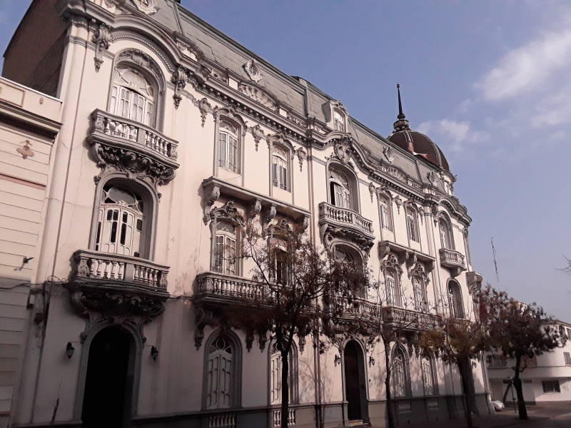 Barrio Brasil in Santiago.