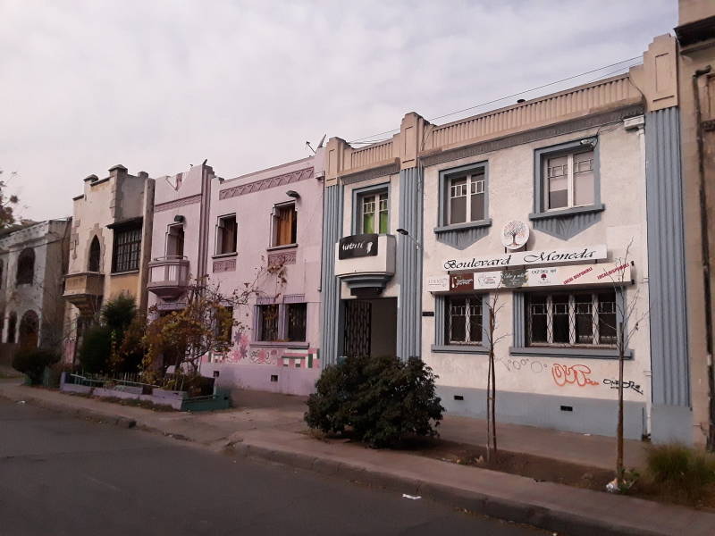 Barrio Brasil in Santiago.