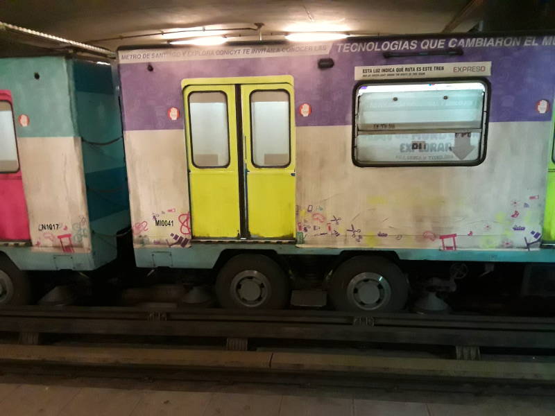 Metro in Santiago.