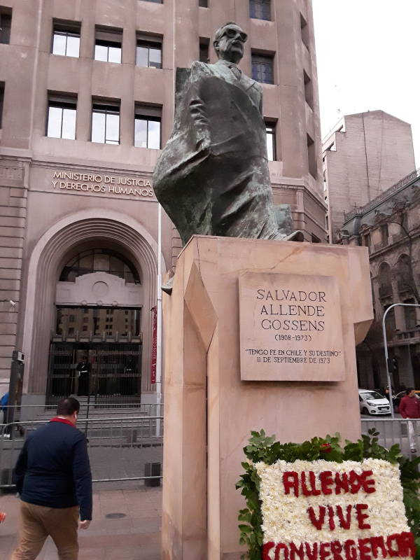 Plaza Constitución in Santiago.