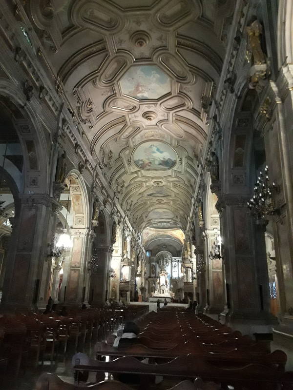 National Cathedral on Plaza de Armas in Santiago.