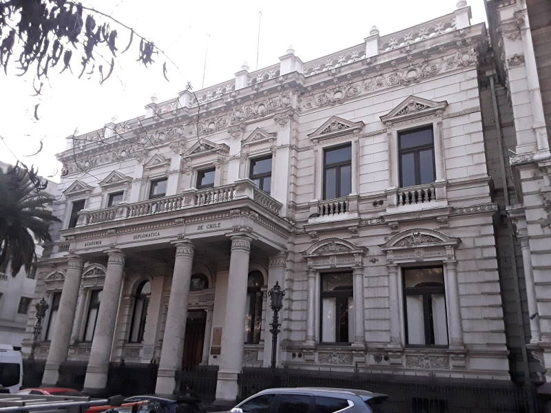 Near Plaza de Armas in Santiago.