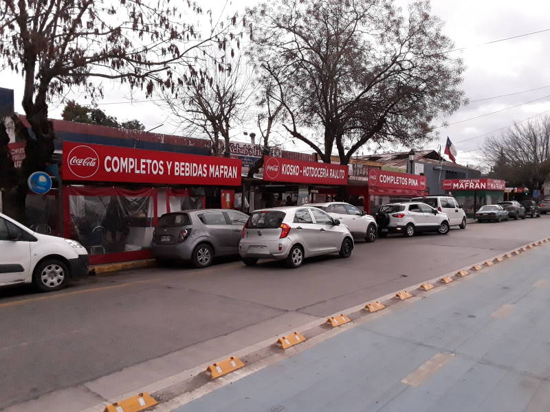 Completos in Talca, Chile.