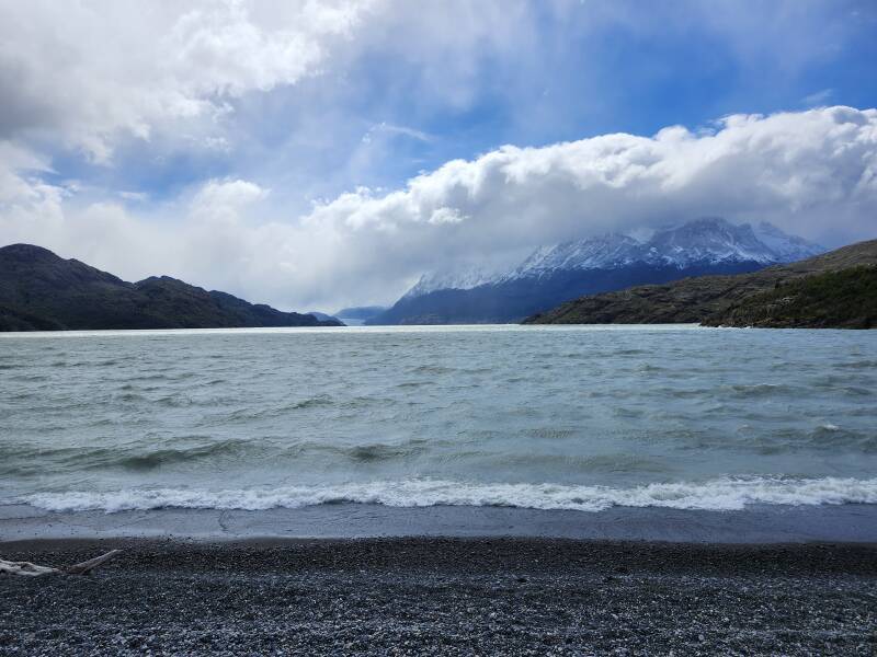 Glaciar Grey, at the north end of Lago Grey.