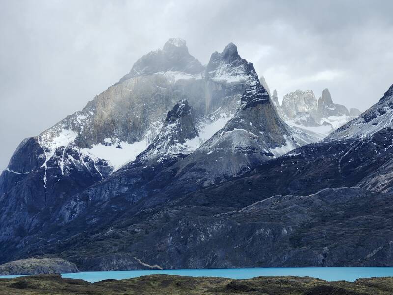 Peaks of Cuernos del Paine at 11:42:10.