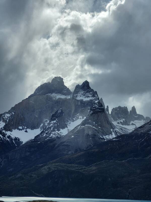 Peaks of Cuernos del Paine at 16:46:14.