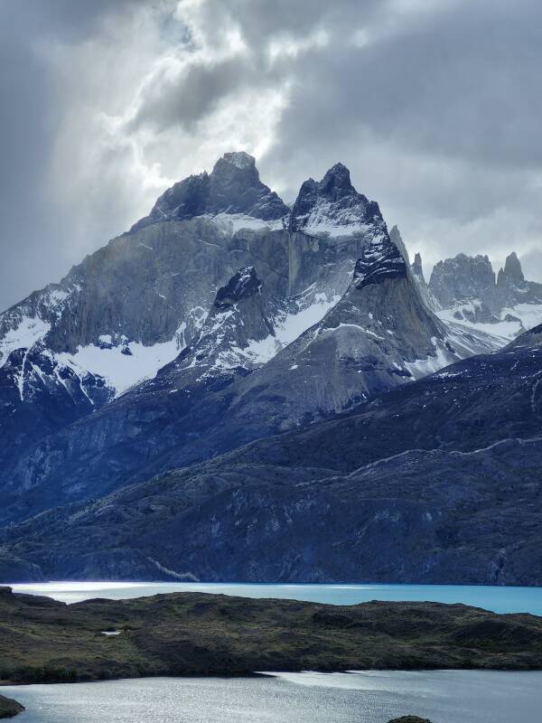 Peaks of Cuernos del Paine at 16:47:54.