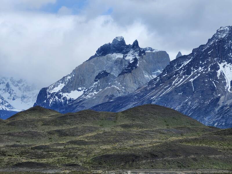 Cuernos del Paine, 3× zoom.