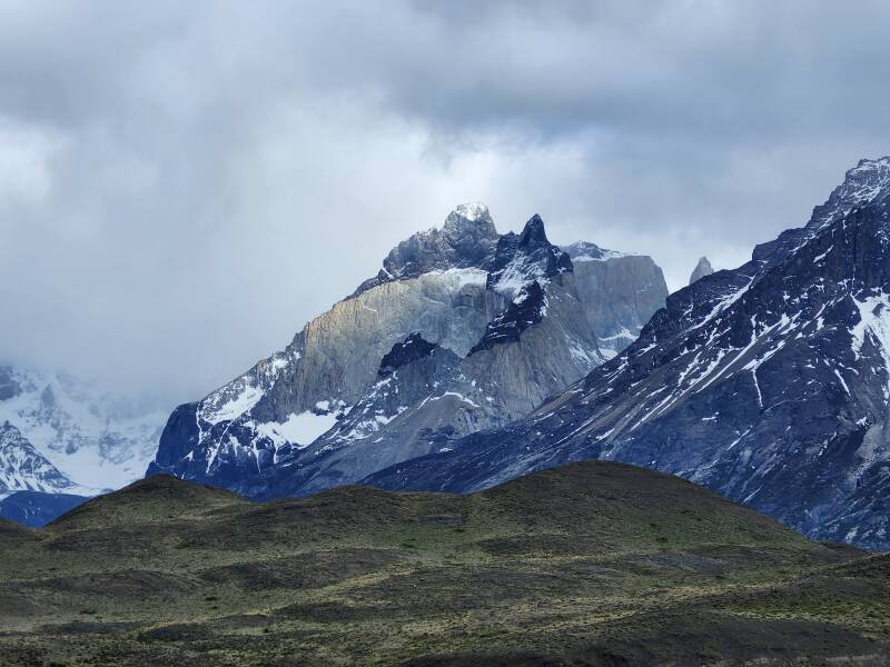 Cuernos del Paine, 3× zoom.