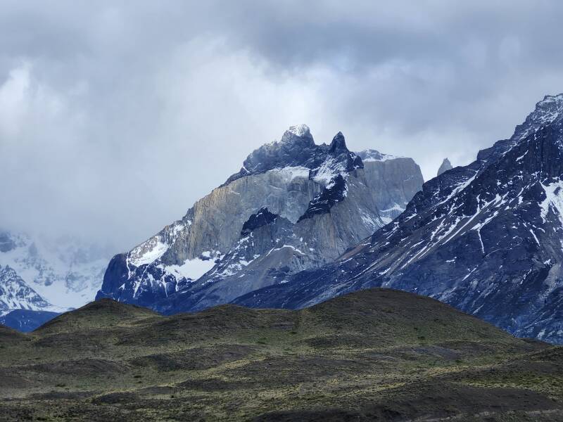 Cuernos del Paine, 3× zoom.