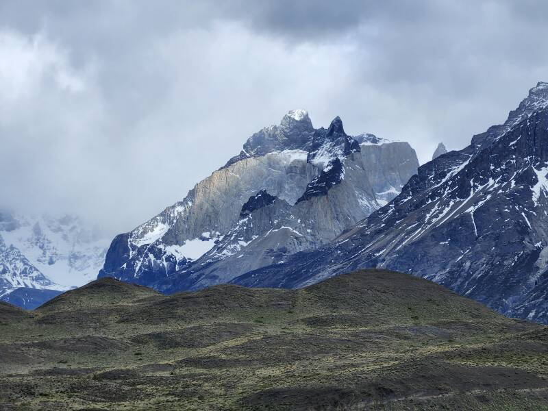 Cuernos del Paine, 3× zoom.