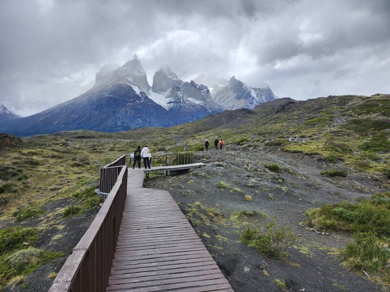 Beginning of trail from Salto Grande to Mirador Cuernos.