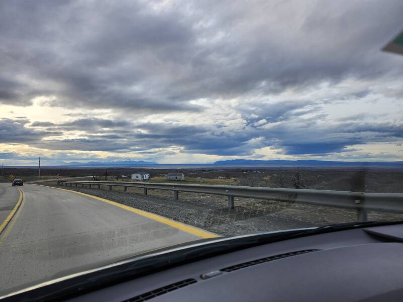 Mountains in Southern Patagonia seen from a slightly higher point on Highway 9.