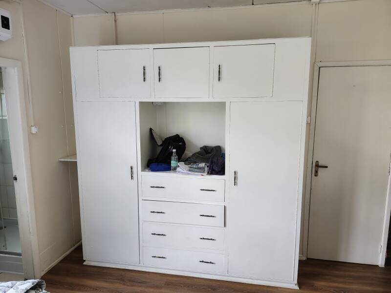 Room in Riverline Lodge — large storage closet and cabinet.