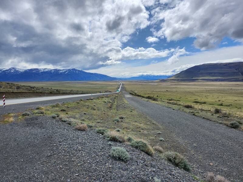 Returning from Torres del Paine to Cerro Castillo.