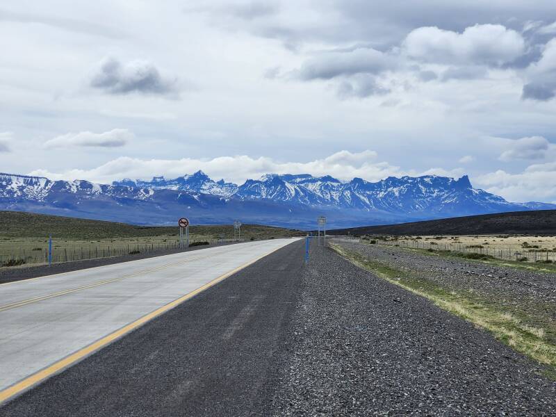 Highway 9 nearing Torres del Paine.