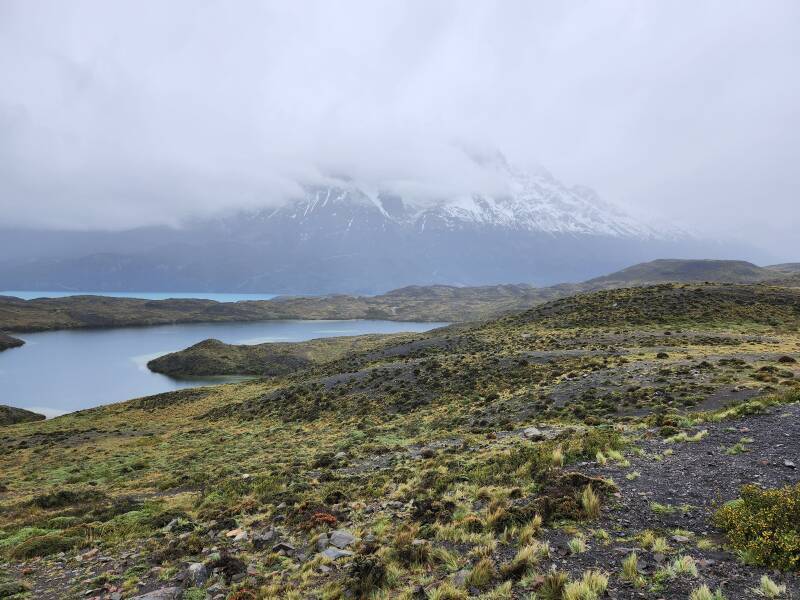 View to north over Lago Nordenskjöld.