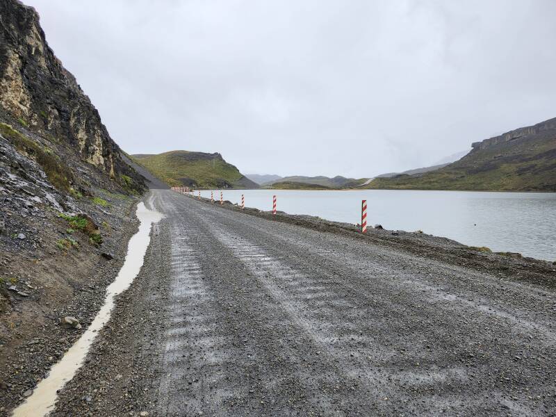 Continuing farther into the park along Laguna Mellizas.