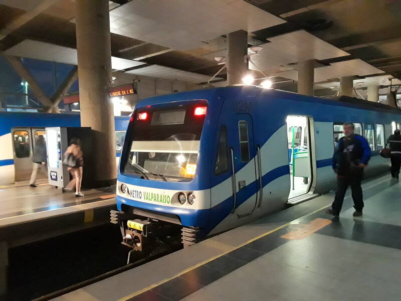 Puerto metro station in Valparaíso, Chile