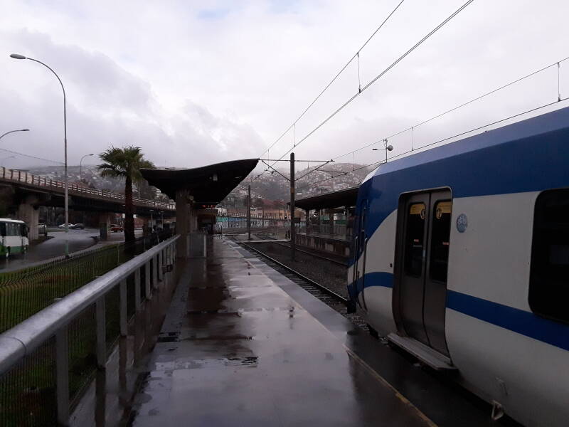 Baron metro station in Valparaíso, Chile