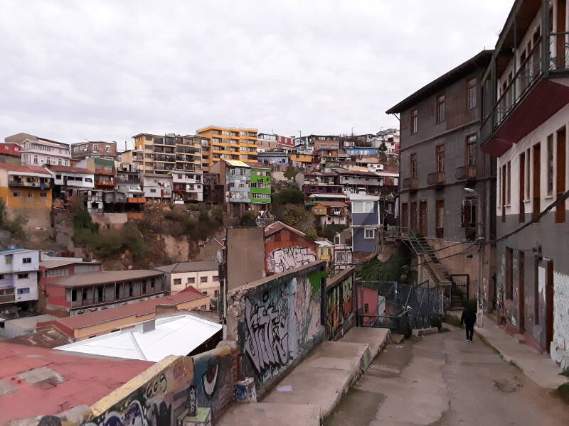 Barrio el Puerto in Valparaíso, Chile