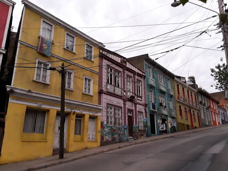 Barrio el Puerto in Valparaíso, Chile