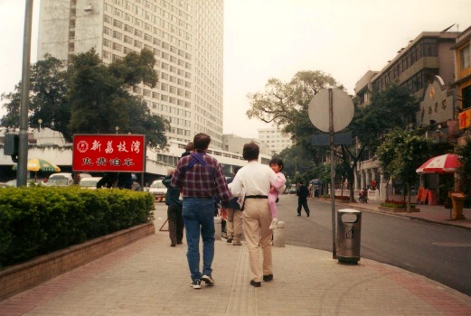 American adoption travelers in China.