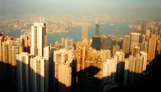 View of Hong Kong from Victoria Peak.