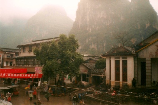 Markets in Yangshuo, China.