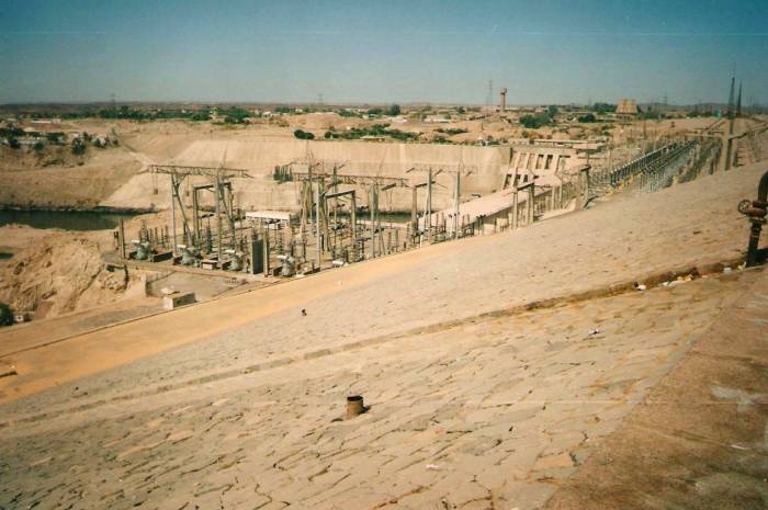 The Aswan High Dam.
