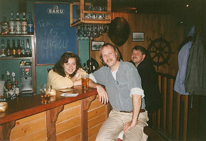 A quiet night in the Paks Margareeta pub in Tallinn, Estonia.