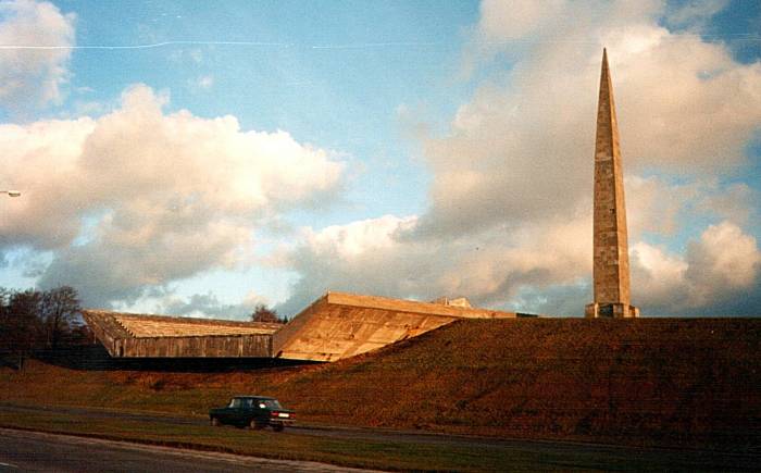 Soviet monuments in Tallinn, Estonia.