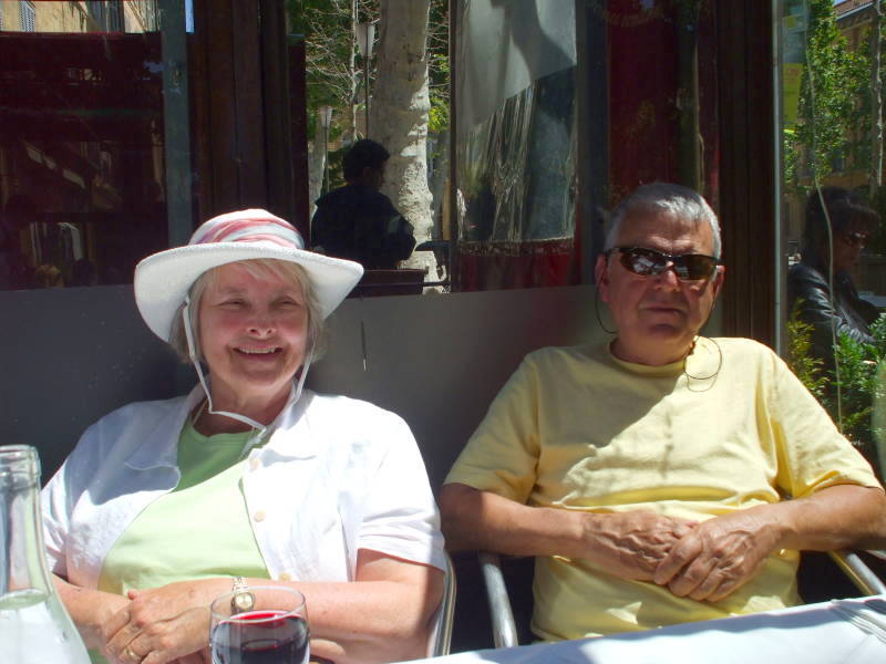 Les Gaudreaux along Cours Mirabeau in Aix-en-Provence.