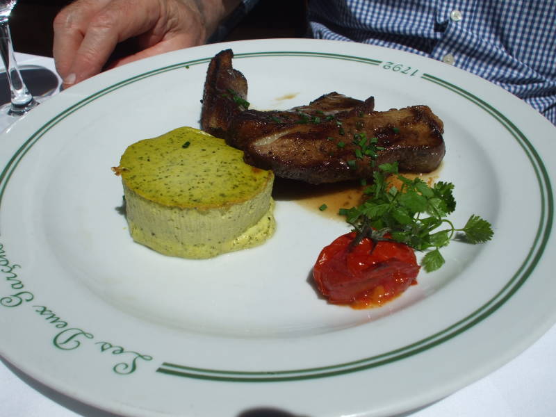 Lunch at Les Deux Garçons along Cours Mirabeau in Aix-en-Provence.