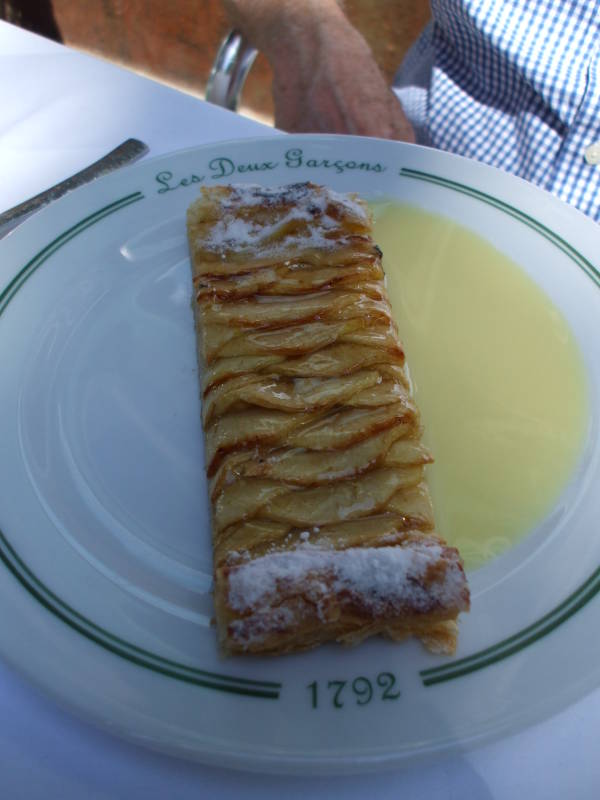 Lunch at Les Deux Garçons along Cours Mirabeau in Aix-en-Provence.