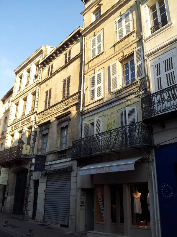 Old buildings in Avignon.
