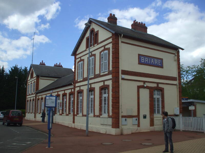 SNCF railway station in Briare.