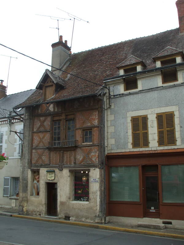 The medieval district of Châtillon-sur-Loire.