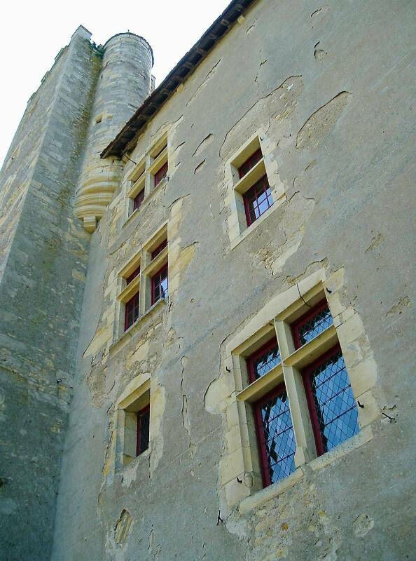 Rear façade of the Château de Chevenon, south of Nevers near the Canal Latéral à la Loire.