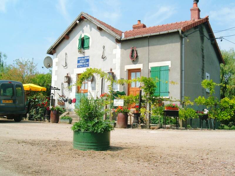 Lock house on the Canal Latéral à la Loire.