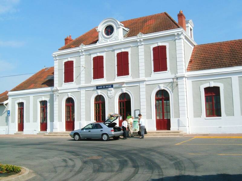 Train station in Decize.