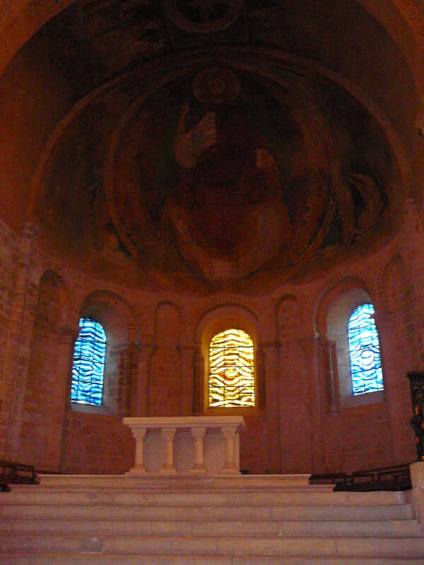 Western apse in the Cathedral of Saint Cyr — Sainte Julitte in Nevers.