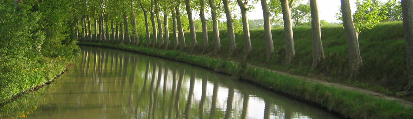 Canal du Midi in southern France.