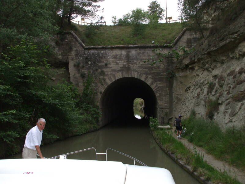 Malpas Tunnel along the Canal du Midi in southern France.