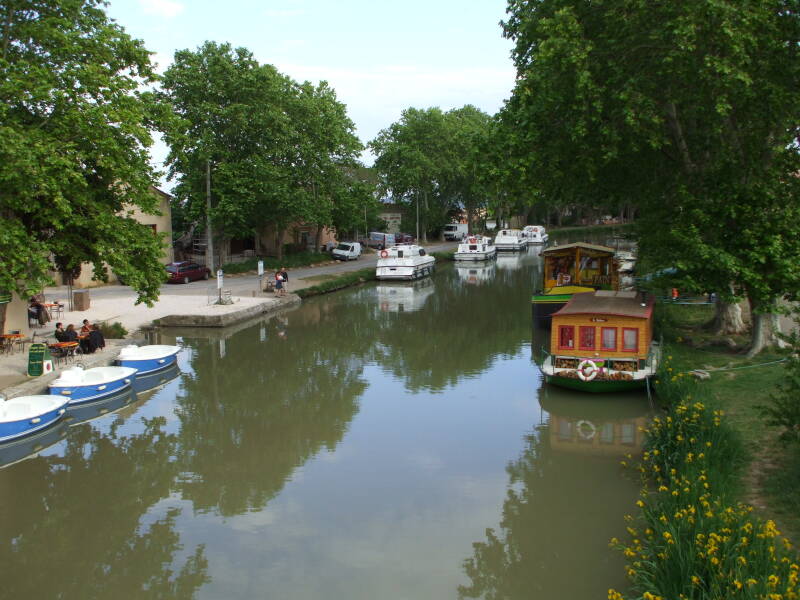 Le Somail along the Canal du Midi.