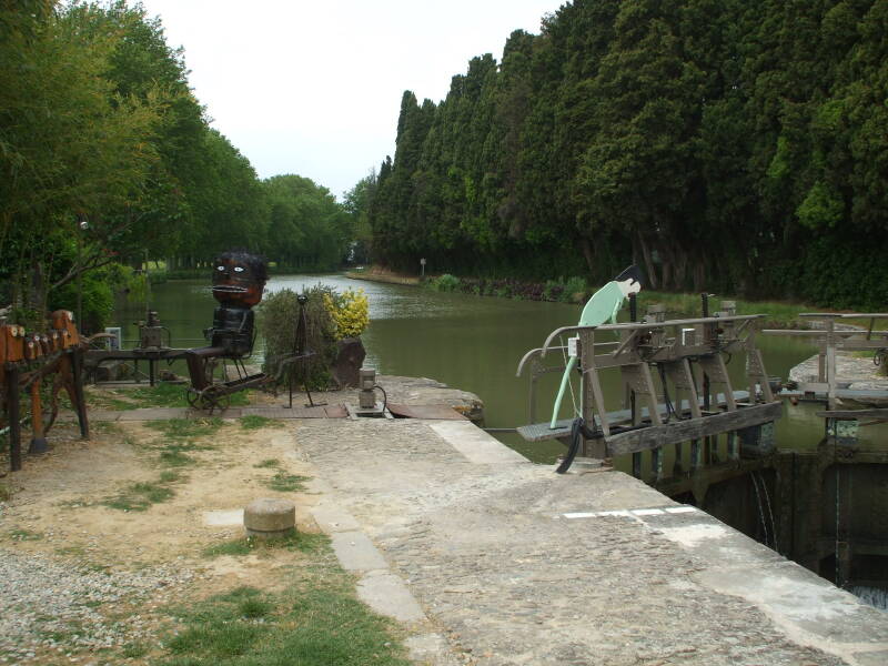 Canal du Midi between La Redorte and Trèbes.